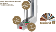 Redonit S85 PVC Pencere Serisi